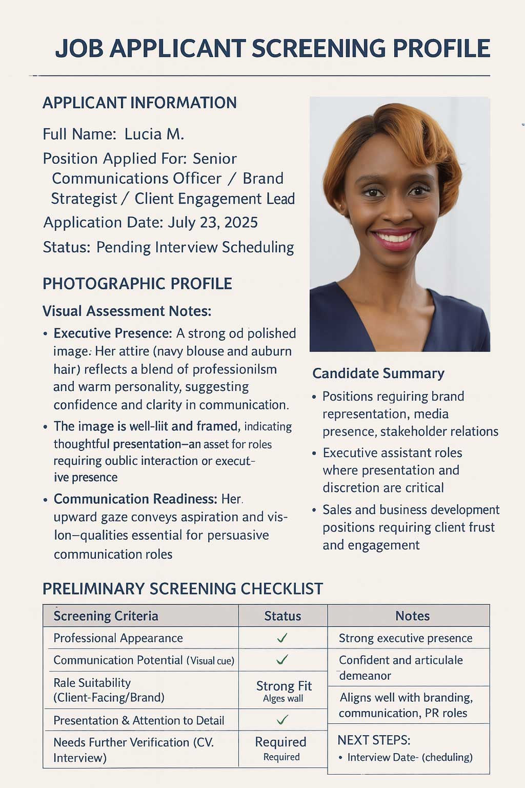 LuciaInterview1 talent acquisition